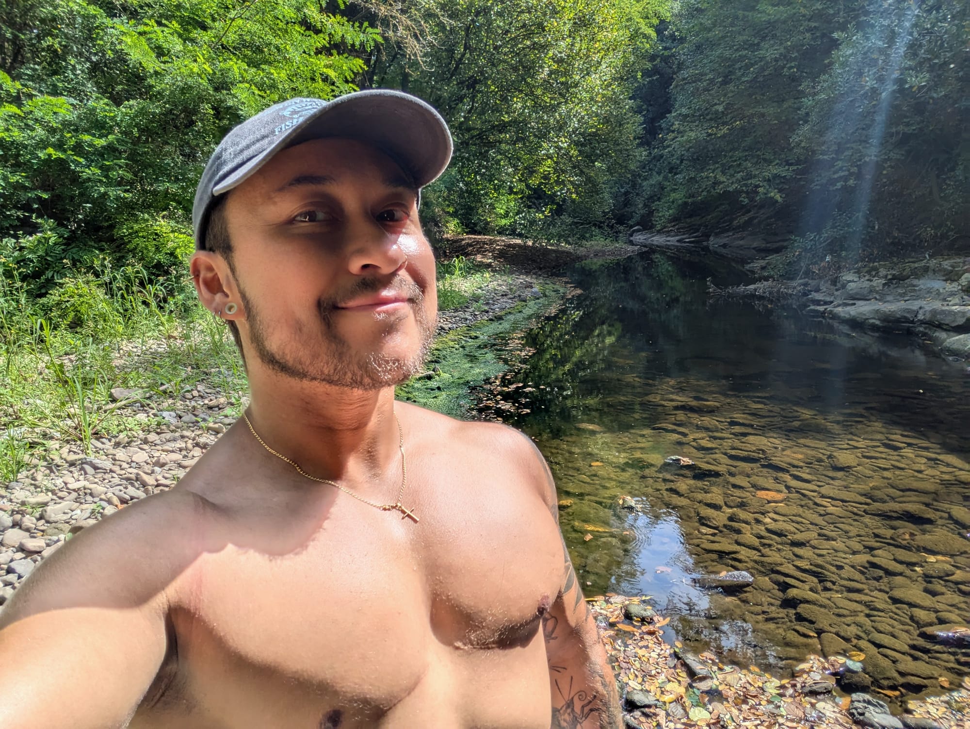 Dagje strand in het water